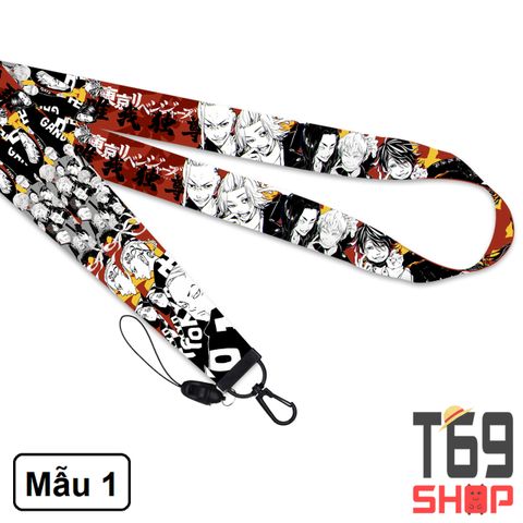 Dây đeo thẻ tên/móc khóa dây strap anime Tokyo Revengers