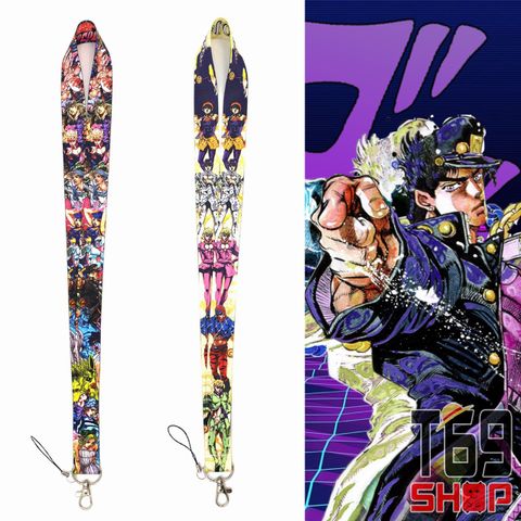 Dây đeo thẻ tên/móc khóa dây strap anime Jojo Bizarre Adventure