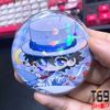 [Tặng bao bảo vệ] Huy hiệu anime Detective Conan có hiệu ứng lấp lánh (Size 5.8cm)