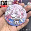 Huy hiệu game Honkai Impact 3 có hiệu ứng kim tuyến (Size 7.5cm)