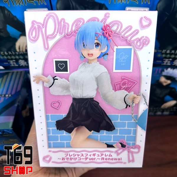 [Chính hãng] Mô hình Rem - Precious Figure Renewal Edition (Outing Coordination Ver) - anime Re: Zero (Taito)