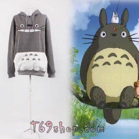 Áo hoodie Totoro - anime My Neighbor Totoro