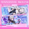 Vé laser game Honkai Impact 3 - Thẻ Bookmark dùng đánh dấu trang (Có hologram lấp lánh)