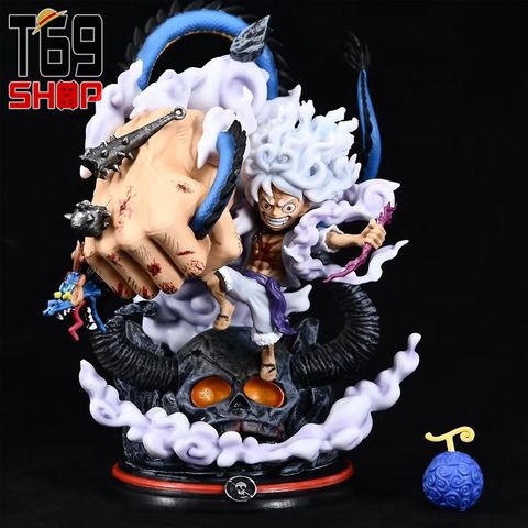 Mô hình Luffy Gear 5 Nika nắm rồng Kaido - anime One Piece