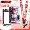 Dây đeo thẻ tên/móc khóa dây strap anime Chainsaw Man (Có kèm theo bảng tên)