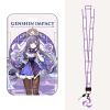 Dây đeo thẻ tên/móc khóa dây strap game Genshin Impact (Có kèm theo bảng tên + Vision nhỏ)