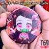 Huy hiệu anime Kimetsu no Yaiba - Chibi ver (Size 5.8cm)