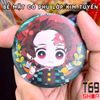 Huy hiệu anime Kimetsu no Yaiba - Chibi ver (Size 5.8cm)