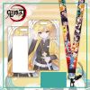 Dây đeo thẻ tên/móc khóa dây strap anime Kimetsu no Yaiba (Có kèm theo bảng tên)