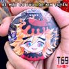 Huy hiệu anime Kimetsu no Yaiba - Chibi ver (Size 5.8cm)