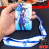Dây đeo thẻ tên/móc khóa dây strap game Genshin Impact (Có kèm theo bảng tên + Vision nhỏ)