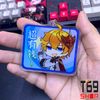 Móc khóa mica game Genshin Impact - Chat Sticker ver