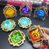 [Có dạ quang] Móc khóa kim loại Nguyên tố Vision game Genshin Impact: Inazuma, Liyue, Mondstadt, Sumeru, Fontaine