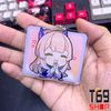 Móc khóa mica game Genshin Impact - Chat Sticker ver