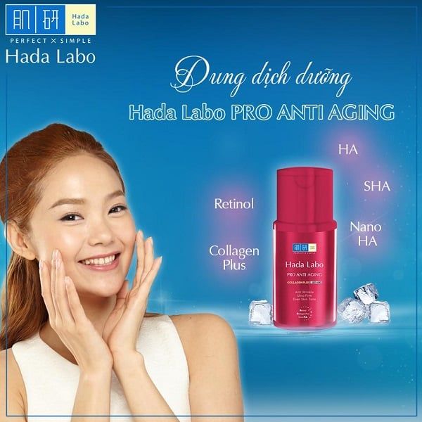 Dung Dịch Dưỡng Da Phục Hồi Chống Lão Hóa Hada Labo Pro Anti Aging Collagen Plus Lotion 100ml