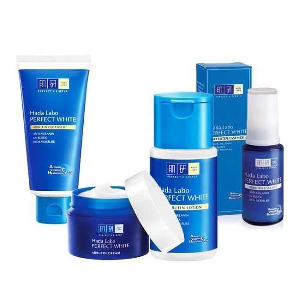 Kem Rửa Mặt Dưỡng Trắng Hada Labo Perfect White Arbutin Cleanser 80g