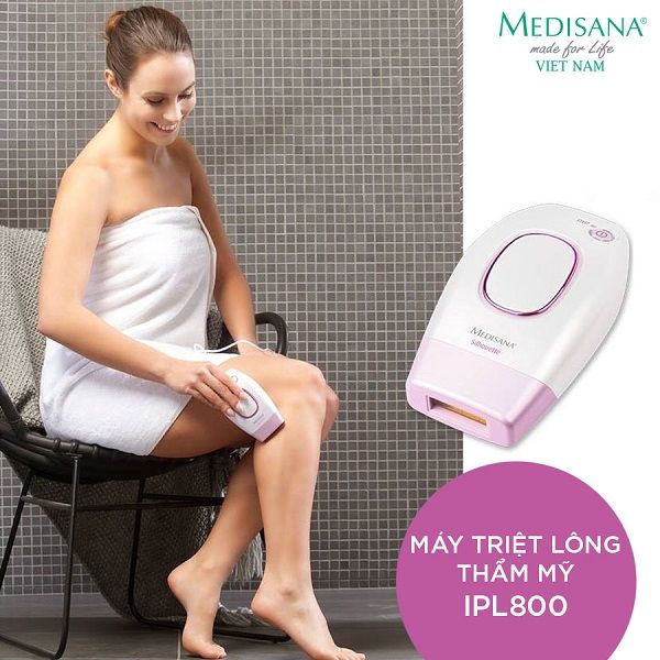 Máy Triệt Lông Thẩm Mỹ Medisana IPL800