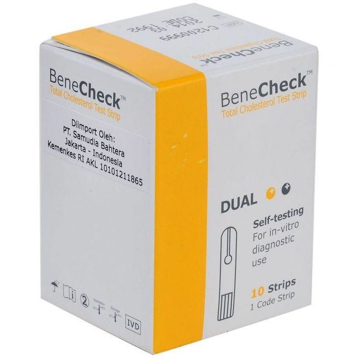 Que Thử Cholesterol Cho Máy Benecheck 3 In 1 Plus (10 Que)