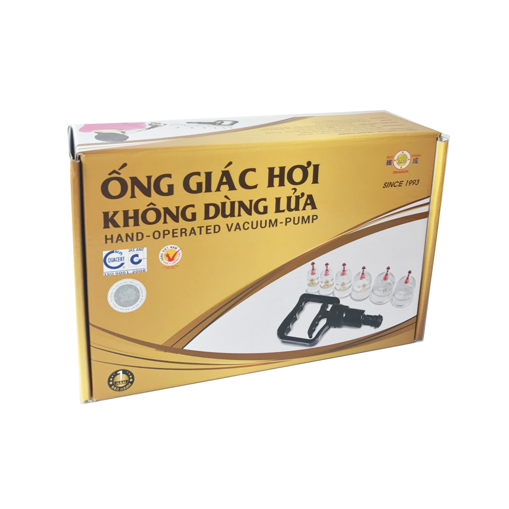 Bộ Giác Hơi Không Dùng Lửa E - 6 Ly Hộp Giấy