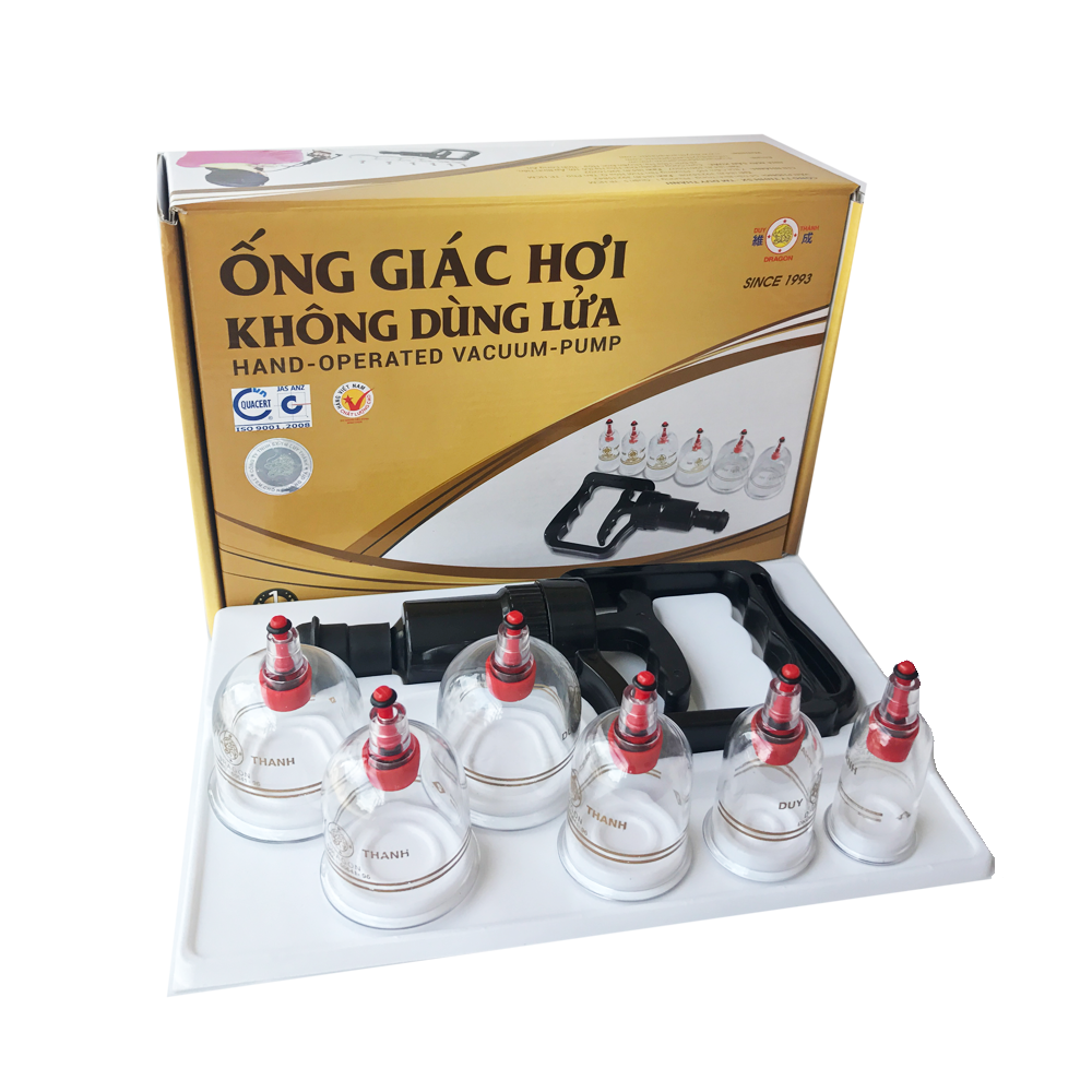 Bộ Giác Hơi Không Dùng Lửa E - 6 Ly Hộp Giấy