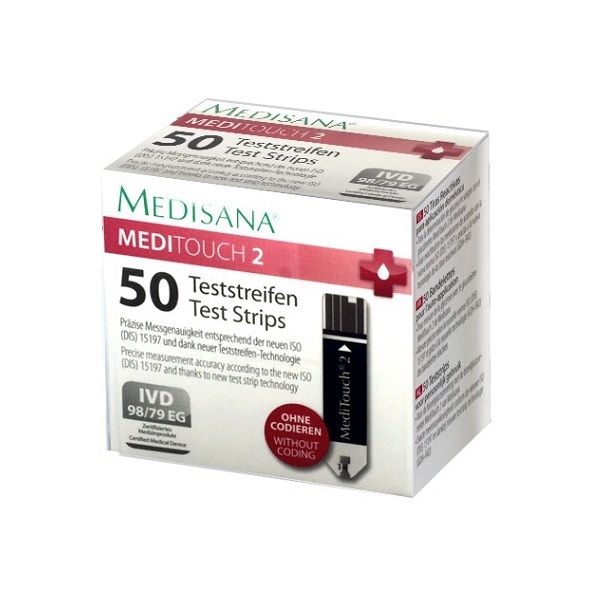 Que Thử Của Máy Đo Đường Huyết Medisana Meditouch 2 (50 Que)