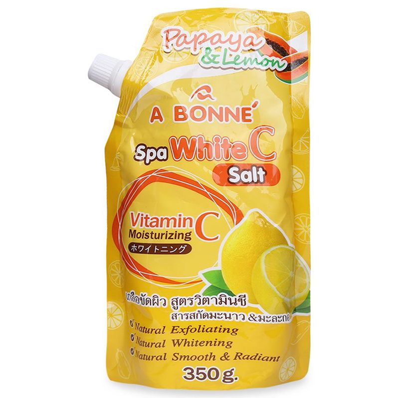 Muối Tắm Sữa Bò Tẩy Tế Bào Chết A Bonne Spa Vitamin C Salt Túi 350g