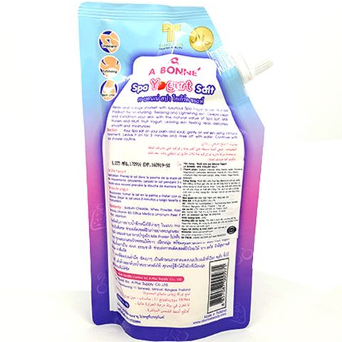 Muối Tắm Sữa Bò Tẩy Tế Bào Chết A Bonne Spa Yogurt Salt Túi 350g