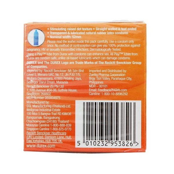 Bao Cao Su Durex Sensation 3S (New)