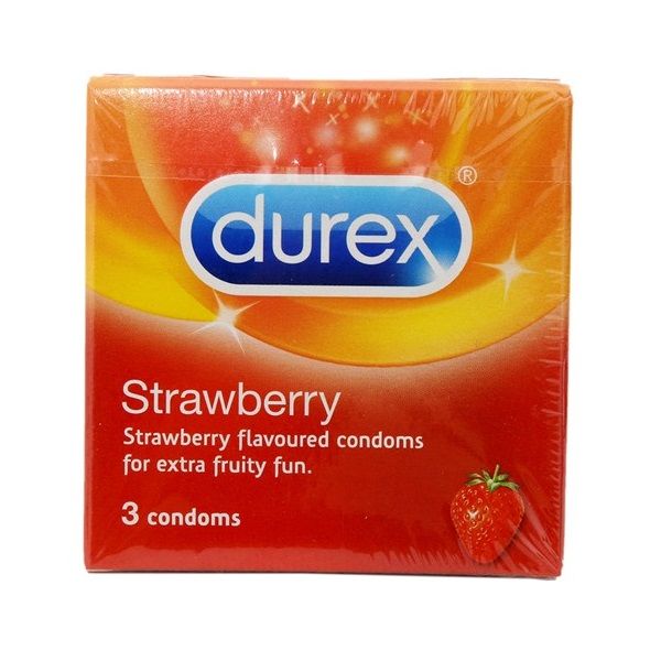 Bao Cao Su Durex Strawberry 3S (New)