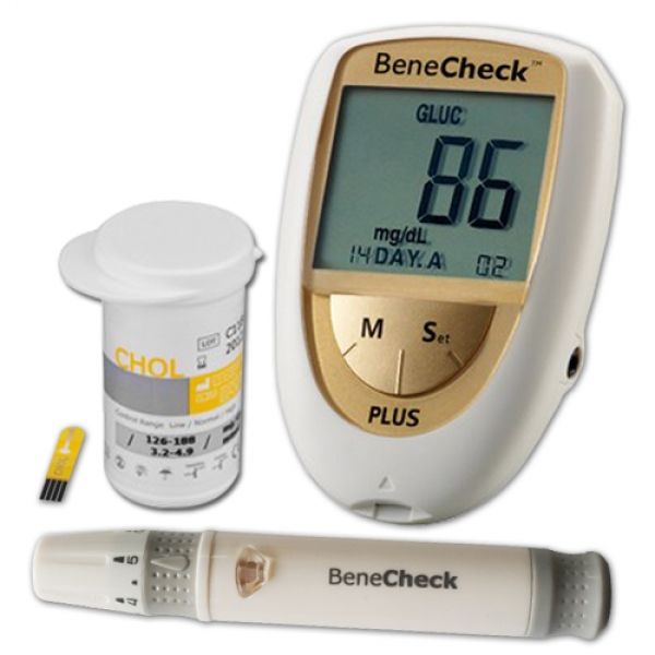 Máy Đo Đường Huyết 3 in 1 Benecheck Plus