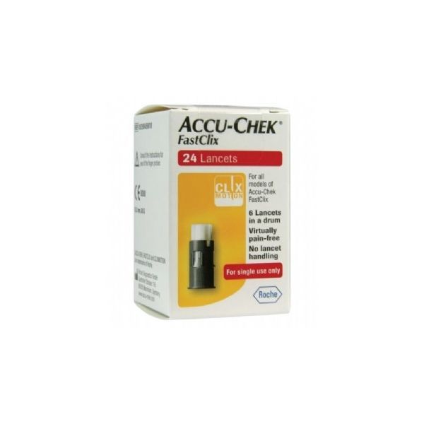 Kim Lấy Máu Accu-chek FastClix - 24 Lancets