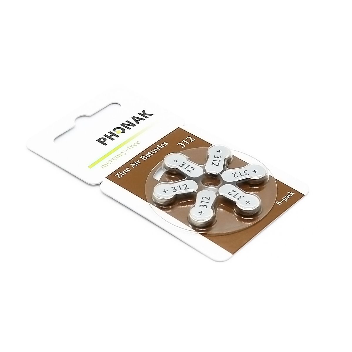 Pin Phonak 312 Cho Máy Trợ Thính (6 viên/vỉ)