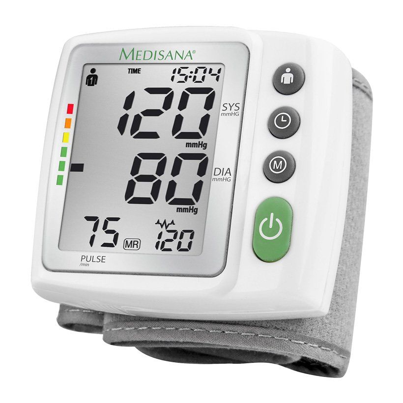 Máy Đo Huyết Áp Cổ Tay Có Vạch Báo Medisana BW315