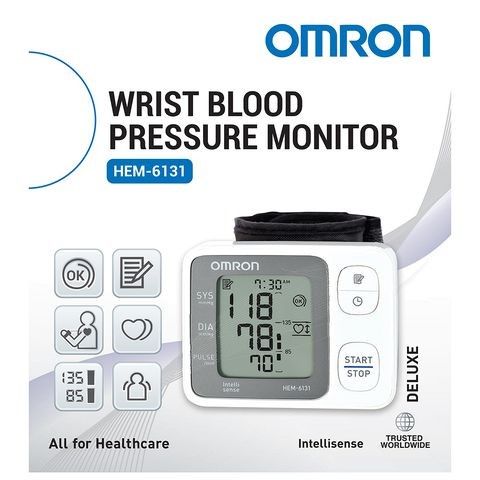 Máy Đo Huyết Áp Cổ Tay Omron HEM-6131