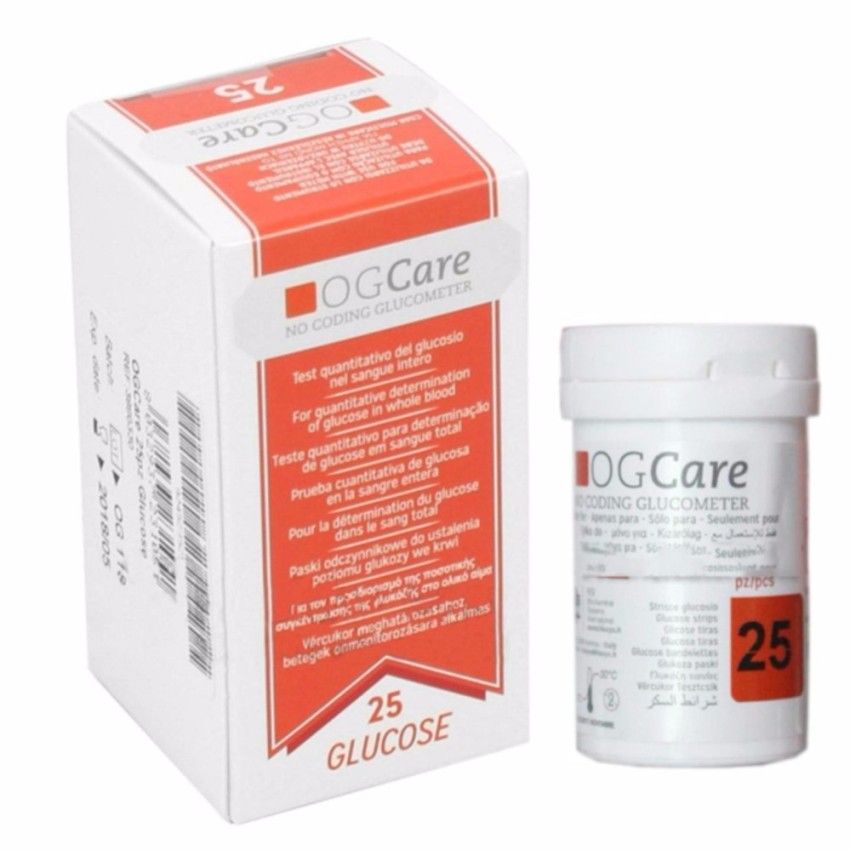 Que Thử Đường Huyết OGCare (Hộp 25 Que)
