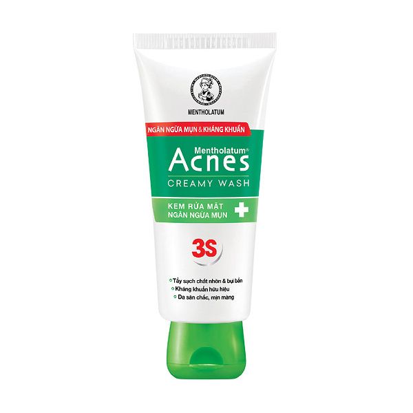 Kem Rửa Mặt Ngăn Ngừa Mụn Acnes Creamy Wash 50g