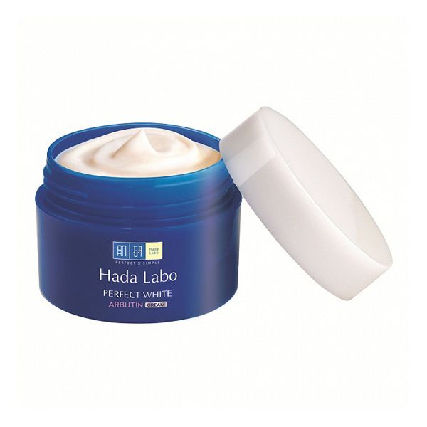 Kem Dưỡng Trắng Da Tối Ưu Hada Labo Perfect White Arbutin Cream 50g