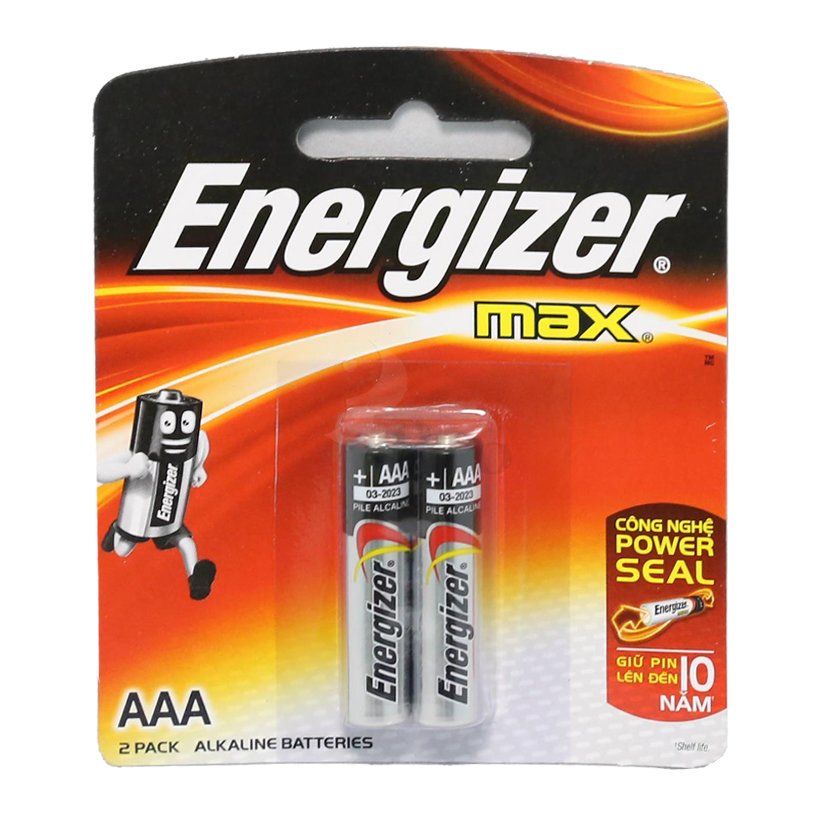 Pin AAA Energizer Max E92 BP2