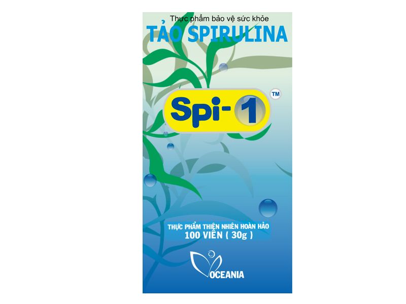 Tảo Viên Spirulina Spi-1 (100 Viên)