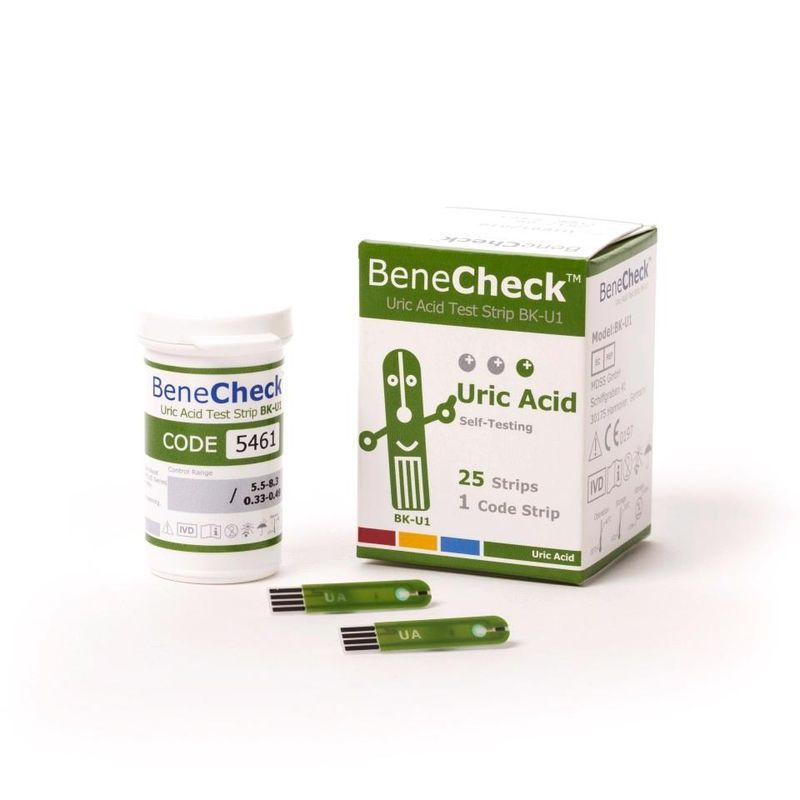 Que Thử Axid Uric Cho Máy Benecheck 3 in 1 Plus (25 Que)