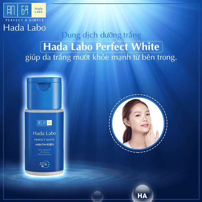 Dung Dịch Dưỡng Trắng Hada Labo Perfect White Arbutin Lotion 100ml