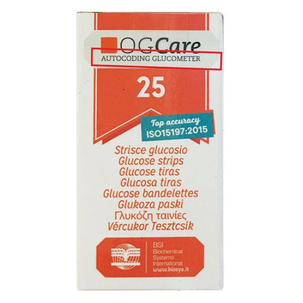 Que Thử Đường Huyết OGCare (Hộp 25 Que)