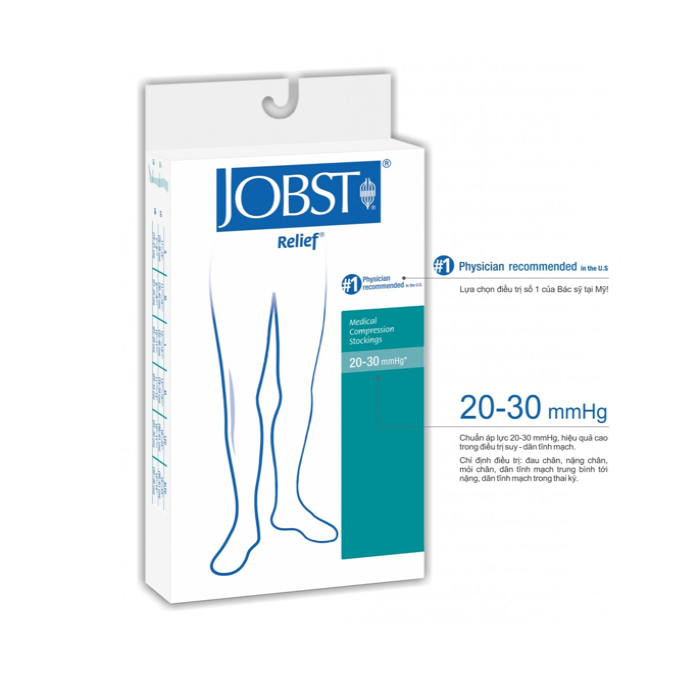 Vớ Chống Suy Tĩnh Mạch Đùi Jobst Relief TH OT SIL