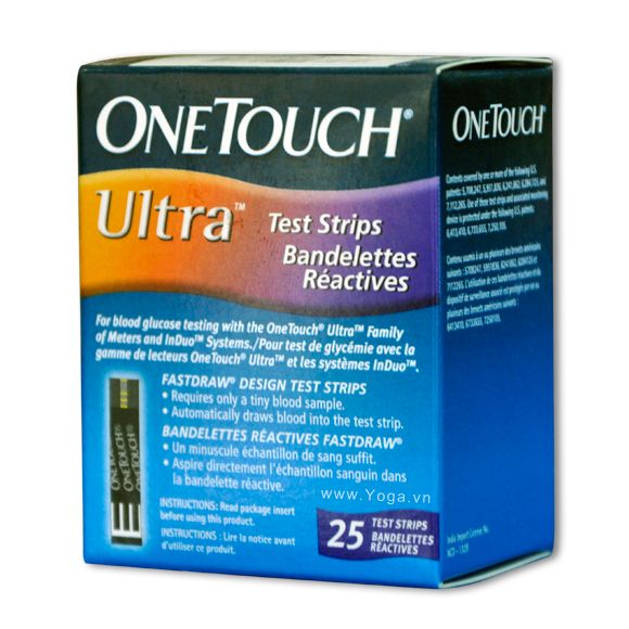 Que Thử Đường Huyết One Touch Ultra - Hộp 25 que