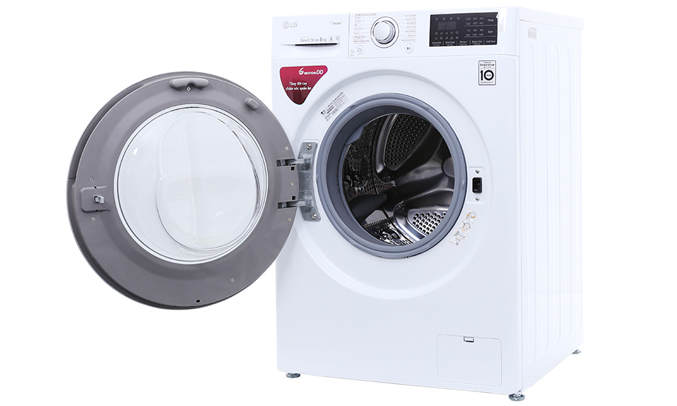 Máy giặt LG 8 kg FC1408S4W1 có bảng điều khiển tiện lợi