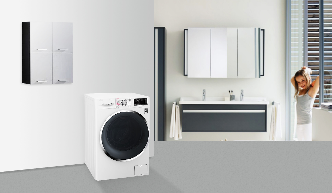 Máy giặt LG 9KG FC1409S2W tiết kiệm điện