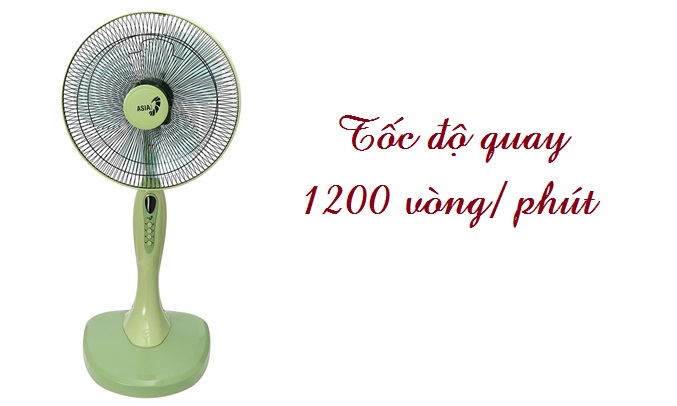 Quạt lửng Asia A16009 tốc độ quay 1200 vòng/phút