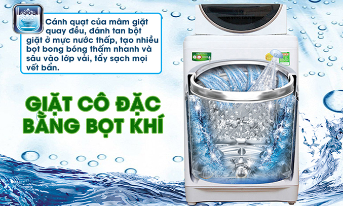 Máy giặt Toshiba AW-ME1050GV (WD) tẩy sạch vết bẩn