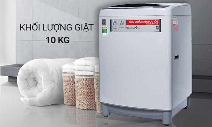 Máy giặt LG 10 KG T2310DSAM khối lượng giặt 10 kg