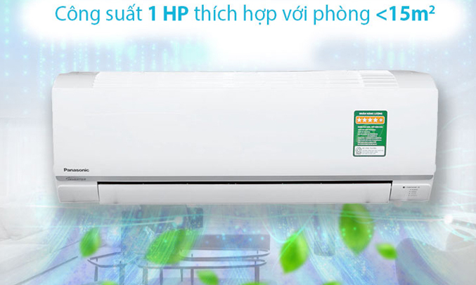 Máy lạnh Panasonic 1 HP CU/CS-PU9TKH-8 công suất vừa đủ